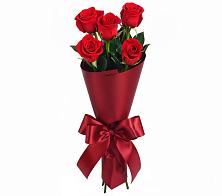 Букет 5 Красных роз Эдлесс Лав в Шелкозаводской