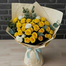 Букет цветов из:  Розы в Шелкозаводской