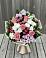 Букет цветов из: Альстромерии, Гвоздики, Розы и Хризантемы в Шелкозаводской