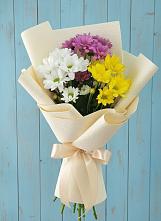 Букет цветов из:  Хризантемы в Шелкозаводской