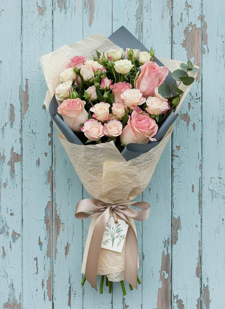 Букет цветов из: Розы в Шелкозаводской