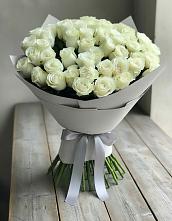 Букет 35 Белых роз #REPLACE_PRED# Шелкозаводской