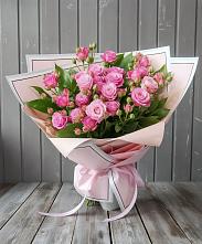 Букет Розовый кустик в Шелкозаводской