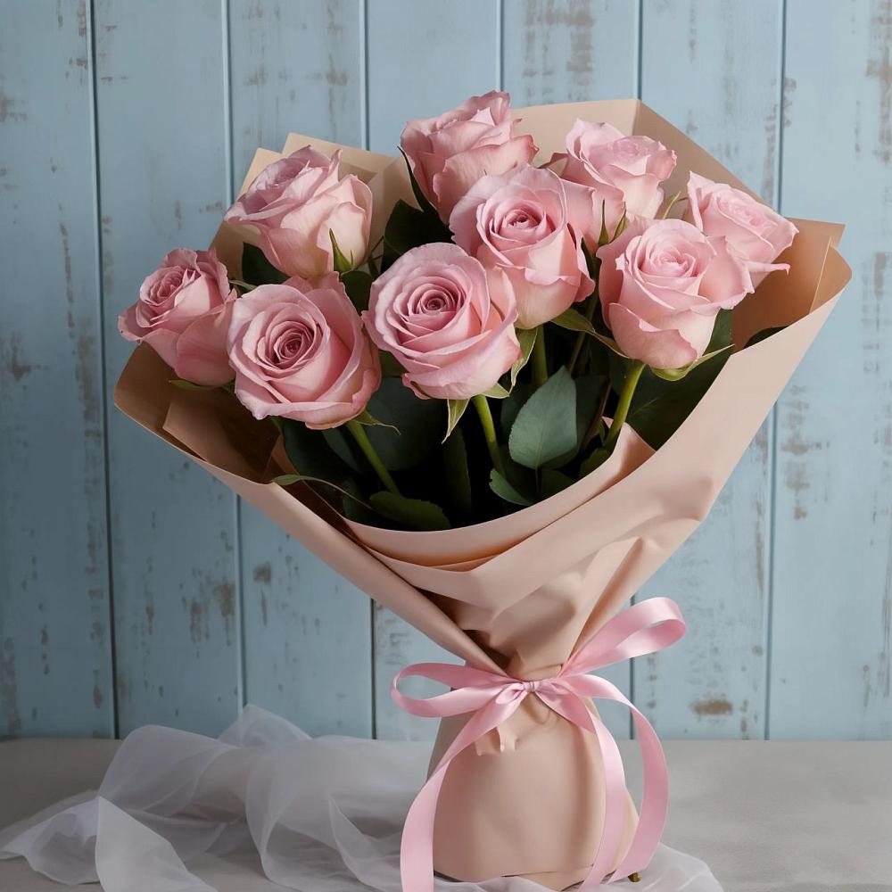 Букет цветов из: Розы в Шелкозаводской