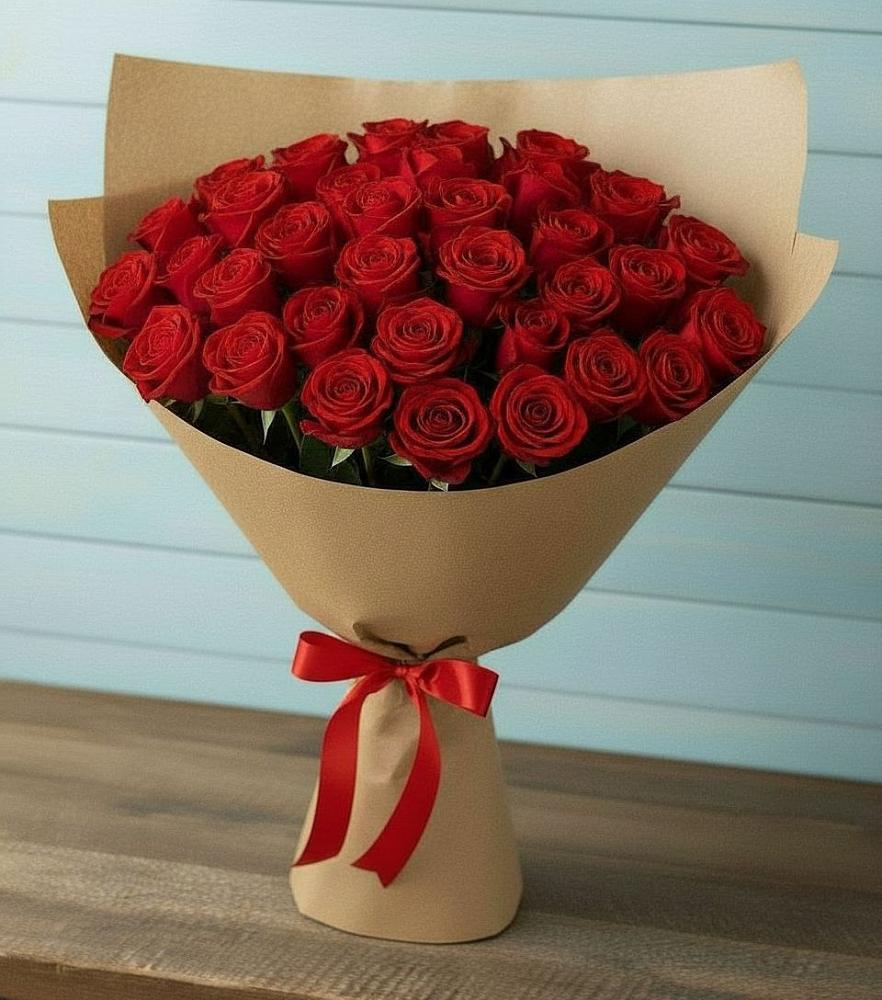 Букет Красные розы Милано в Шелкозаводской