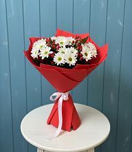 Букет цветов из:  Хризантемы #REPLACE_PRED# Шелкозаводской