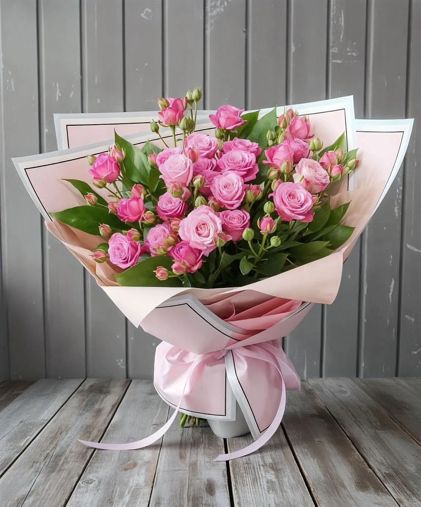 Букет Розовый кустик в Шелкозаводской