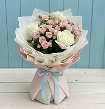 Букет цветов из:  Розы в Шелкозаводской