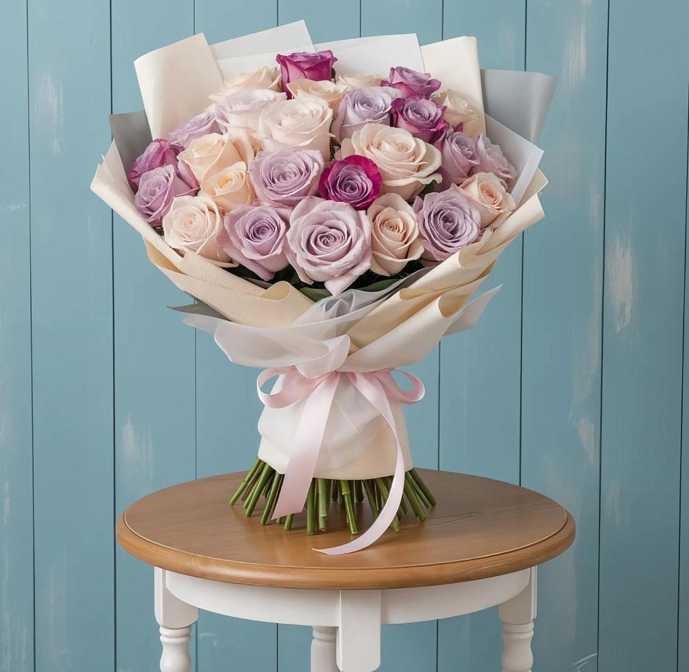 Букет цветов из: Розы в Шелкозаводской