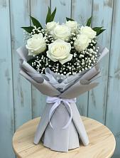 Букет цветов из:  Розы в Шелкозаводской