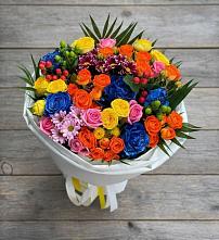 Букет цветов из:  Розы и Хризантемы #REPLACE_PRED# Шелкозаводской
