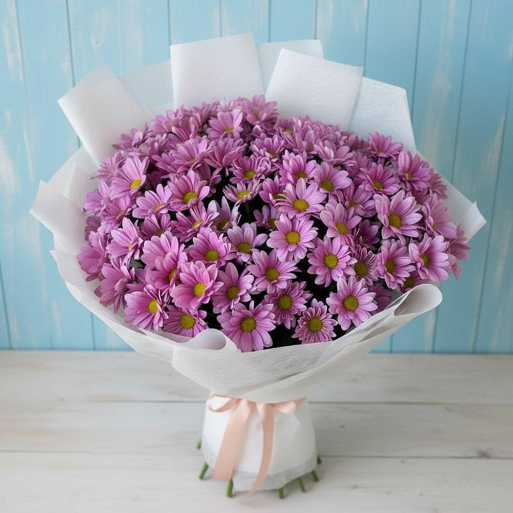 Букет цветов из: Хризантемы в Шелкозаводской