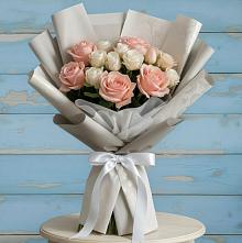 Букет цветов из:  Розы в Шелкозаводской