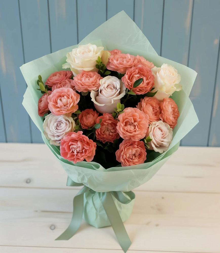 Букет цветов из: Розы в Шелкозаводской