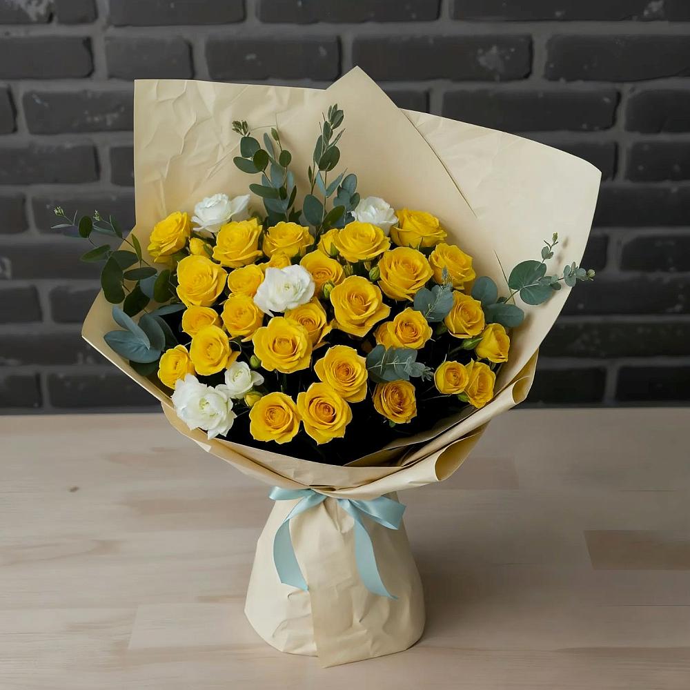 Букет цветов из: Розы в Шелкозаводской