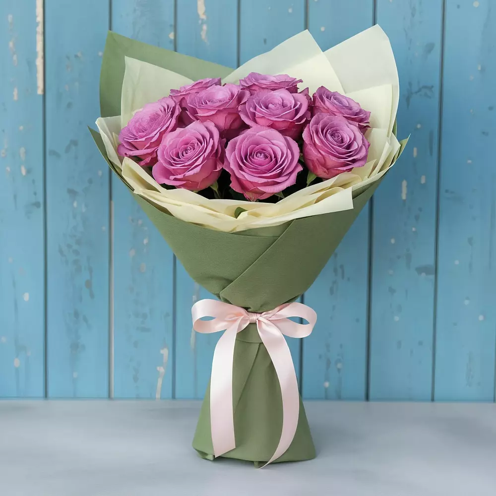 Букет Розы Фёрст Леди в Шелкозаводской