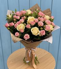 Букет цветов из:  Розы в Шелкозаводской