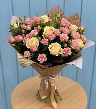 Букет цветов из:  Розы в Шелкозаводской