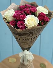 Букет цветов из:  Розы в Шелкозаводской