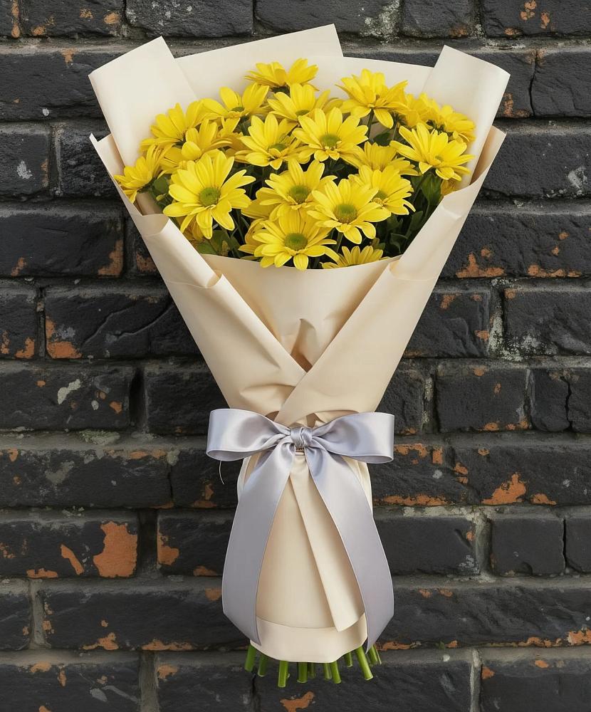 Букет цветов из: Хризантемы в Шелкозаводской