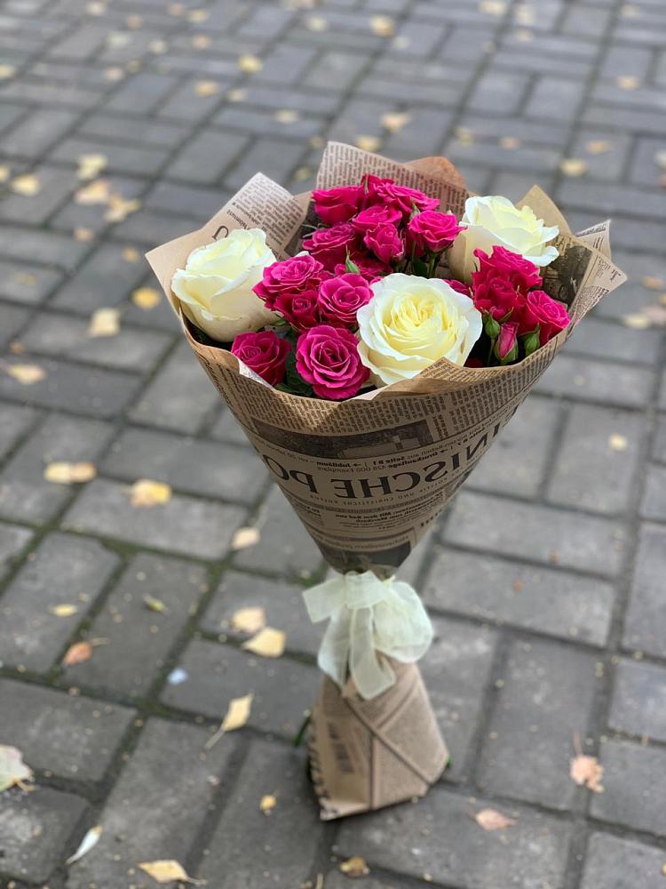 Букет цветов из: Розы в Шелкозаводской