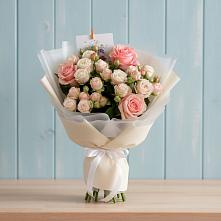Букет цветов из:  Розы в Шелкозаводской