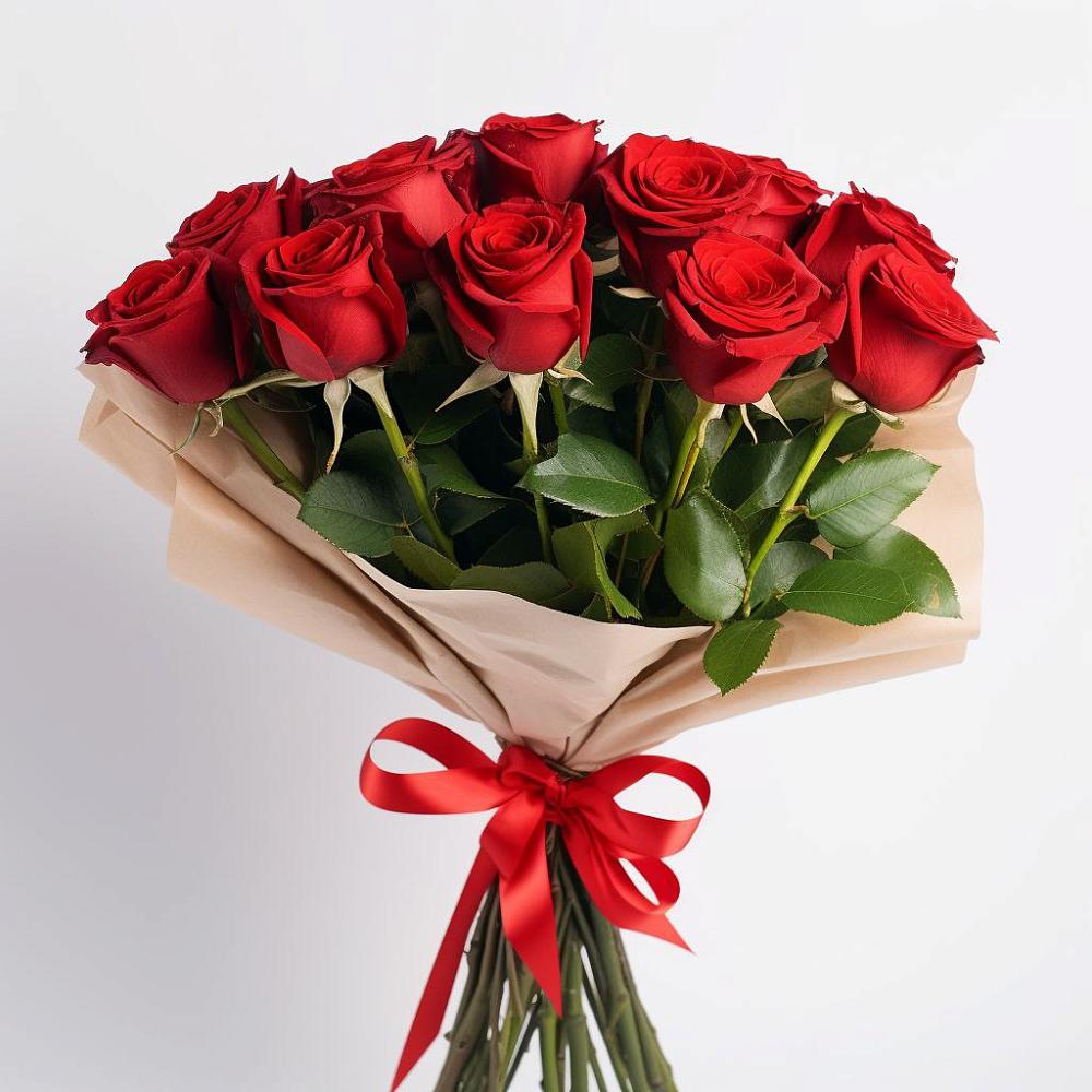 Букет 11 Красных роз Эдлесс Лав в Шелкозаводской