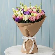 Букет цветов из:  Лизиантусы в Шелкозаводской