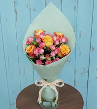 Букет цветов из:  Розы в Шелкозаводской