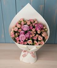 Букет цветов из:  Розы #REPLACE_PRED# Шелкозаводской